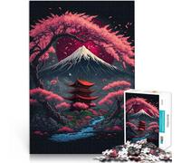 Puzzle da 2000 pezzi per adulti e adolescenti Paesaggio giapponese~ Fatto di carta，Adatto a persone dai 14 anni in su per il gioco educativo sfida giocattolo Ottimo regalo per i videogiochi。