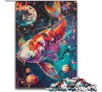 Puzzle da 2000 pezzi per adulti e adolescenti Pesci rossi nell'acqua Arte a carboncino Vacanza ammazza tempo per la decorazione della casa 70x100cm