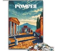 Puzzle da 2000 pezzi per adulti e adolescenti, Rovine di Pompei, aiuta il cervello a esercitare giocattoli avvincenti per coltivare la pazienza, decorazione perfetta 70x100cm