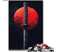 Puzzle da 2000 pezzi per adulti e adolescenti, spada sotto la luna, giocattoli educativi per l'apprendimento, giochi per famiglie, regali per amici e parenti, 70x100cm
