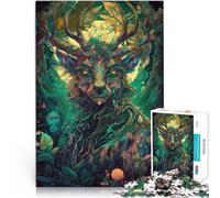 Puzzle da 2000 pezzi per adulti e adolescenti Spirito della foresta Fatto di carta,per età pari o superiore a 14 anni Decorazione artistica per la casa offerte come regali per tutta la famiglia。