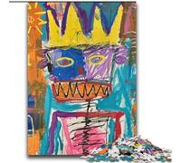 Puzzle da 2000 pezzi per adulti e adolescenti, teschio del re in stile Basquiat, gioco impegnativo e gioco per famiglie, un'opera d'arte per bambini dai 14 anni in su, 70x100cm