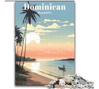 Puzzle da 2000 pezzi per adulti e adolescenti, viaggi nella Repubblica Dominicana, attività per famiglie, decorazioni per la casa uniche e regali per età 14+ 70x100cm