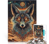 Puzzle da 2000 pezzi per adulti e adolescenti Volpe della Fantasia Fatto di cartone Adatto a partire dai 14 anni Giocattoli antistress regalo di compleanno misurare:70x100cm