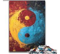 Puzzle da 2000 pezzi per adulti e adolescenti Yin e Yang Tai Chi Difficile da completare ma divertente e umoristico Decorazione e regalo unici per la casa 70x100cm