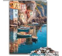 Puzzle da 2000 pezzi per adulti e ragazzi con vista sulla città e sul mare, per età pari o superiore a 14 anni, bellissimo gioco di design, fantastico regalo, 70x100cm