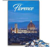 Puzzle da 2000 pezzi per adulti e ragazzi, Firenze, antistress con pezzi completamente incastrati e di forma casuale, per ragazzi di 14 anni, 70x100cm