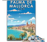 Puzzle da 2000 pezzi per adulti e ragazzi Palma di Maiorca, Spagna, gioco per famiglie e decorazioni per la casa uniche e regali per bambini dai 14 anni in su, 70x100cm