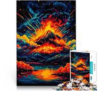 Puzzle da 2000 pezzi per adulti Eruzione vulcanica Giocattolo educativo intellettuale decomprimente Lista dei desideri con Babbo Natale 70x100cm