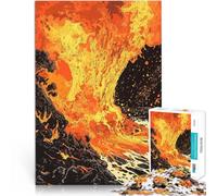 Puzzle da 2000 pezzi per adulti Eruzione vulcanica per il giocattolo di sfida del gioco educativo Migliorare l'amore tra le coppie 70x100cm