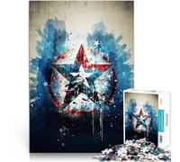 Puzzle da 2000 pezzi per adulti Estratto della stella dell'esercito degli Stati Uniti Attività per famiglie Decorazione d'arte per la casa 70x100cm