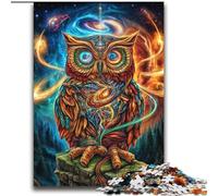 Puzzle da 2000 pezzi per adulti, fantasia con animali, gufo, gioco stimolante e gioco per famiglie, con pezzi completamente interconnessi e di forma casuale, 70x100cm