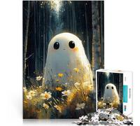 Puzzle da 2000 pezzi per adulti Fantasma della foresta amichevole Gioco rompicapo Decorazione murale Regali unici per compleanno e Natale 70x100cm