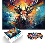 Puzzle da 2000 pezzi per adulti Fantasy alce arte puzzle antistress sfida difficile 70 x 100 cm Adatto per e adolescenti 14+
