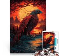 Puzzle da 2000 pezzi per adulti Fenice dagli occhi cremisi Gioco intellettuale giocattolo perché è ideale come regalo per tutta la famiglia 70x100cm