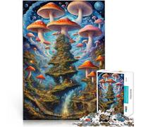 Puzzle da 2000 pezzi per adulti Fungo magico Difficile da completare ma divertente e umoristico con poster abbinato e foglio di quiz 70x100cm