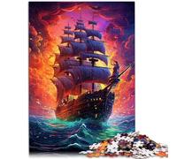 Puzzle da 2000 pezzi per adulti futura nave pirata giochi educativi decorazione della casa puzzle grande regalo 70 x 100 cm per adolescenti dai 14 anni in su