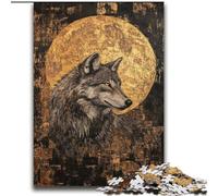 Puzzle da 2000 pezzi per adulti, gioco di giocattoli con l'arte del lupo Ogni pezzo è unico Gioco divertente e stimolante per tutta la famiglia, 70x100cm