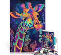 Puzzle da 2000 pezzi per adulti “Giraffa di gelato” Fatto di carta,Adatto a persone dai 14 anni in su Giocattolo sfida Gioco educativo per compleanno e Natale。misurare:70x100cm/27.5x39.3pollice
