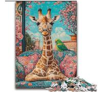 Puzzle da 2000 pezzi per adulti Giraffa sul divano Gioco Giocattoli Ogni pezzo è unico - Gioco divertente e stimolante per tutta la famiglia 70x100cm