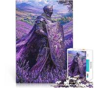 Puzzle da 2000 pezzi per adulti Guardiano del campo di lavanda Fatto di cartone per età pari o superiore a 14 anni Gioco di decorazione della casa Buon regalo misurare:70x100cm