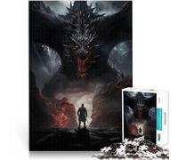Puzzle da 2000 pezzi per adulti Guerriero Drago Difficile da completare ma divertente e umoristico Gioco educativo per compleanno e Natale 70x100cm