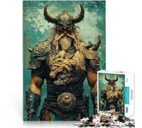 Puzzle da 2000 pezzi per adulti Guerriero vichingo Giocattoli educativi per l'apprendimento Giochi per famiglie gioco di sfida unico 70x100cm