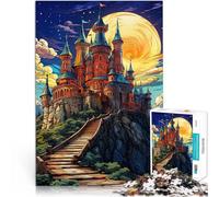 Puzzle da 2000 pezzi per adulti La fiaba del castello Giocattoli educativi per l'apprendimento Giochi per famiglie decorazione murale 70x100cm