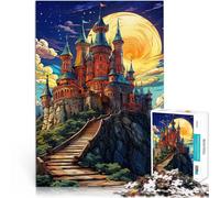 Puzzle da 2000 pezzi per adulti La fiaba del castello Giocattoli educativi per l'apprendimento Giochi per famiglie decorazione murale 70x100cm