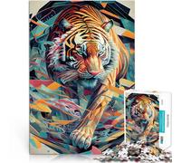 Puzzle da 2000 pezzi per adulti La potente Tigre Giocattolo educativo intellettuale decomprimente Giocattoli per la decorazione della casa 70x100cm