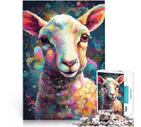 Puzzle da 2000 pezzi per adulti L'agnello innocente Giocattoli educativi per l'apprendimento Giochi per famiglie Idee regalo 70x100cm