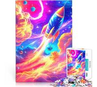 Puzzle da 2000 pezzi per adulti Lancio di razzi nello spazio Gioco impegnativo e gioco in famiglia Migliorare l'amore tra le coppie 70x100cm