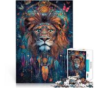 Puzzle da 2000 pezzi per adulti Leone magico fantasy Fatto di carta,Adatto a partire dai 14 anni gioco di sfida unico Migliorare l'amore tra le coppie。misurare:70x100cm/27.5x39.3pollice