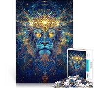 Puzzle da 2000 pezzi per adulti leone sacro Giocattoli che creano dipendenza e sfidano l'intelligenza del cervello Regalo divertente 70x100cm
