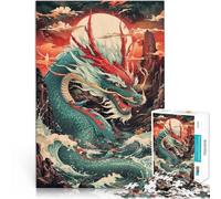 Puzzle da 2000 pezzi per adulti L'ira dei draghi marini Fatto di cartone per età 14+ Home Giochi Educativi Giocattoli Fai da Te Ottimi regali e giocattoli misurare:70x100cm