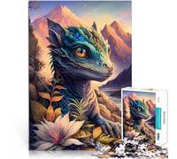 Puzzle da 2000 pezzi per adulti Lucertola leggendaria Antistress Vacanza in patria Uccidere il tempo Migliorare l'amore tra le coppie 70x100cm