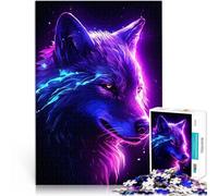 Puzzle da 2000 pezzi per adulti lupo bianco retrò Difficile da completare ma divertente e umoristico Decorazioni e regali unici per la casa 70x100cm