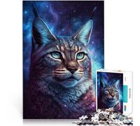 Puzzle da 2000 pezzi per adulti Lynx Animal Galaxy puzzle decorazione da parete collezione artisti, Fine Art 70 x 100 cm per bambini di 14 anni