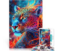 Puzzle da 2000 pezzi per adulti Mistico Neon Jaguar Giocattoli educativi per l'apprendimento Giochi per famiglie Buon regalo 70x100cm