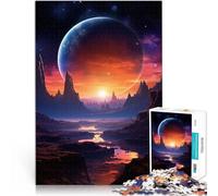 Puzzle da 2000 pezzi per adulti Montagne e pianeti Giocattolo educativo intellettuale decomprimente Giocattoli per la decorazione della casa 70x100cm
