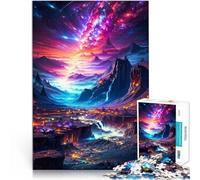 Puzzle da 2000 pezzi per adulti Montagne Rosa Antistress Vacanza in patria Uccidere il tempo Migliorare l'amore tra le coppie 70x100cm