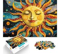 Puzzle da 2000 pezzi per adulti Mosaico del sole sorridente Per il divertimento in famiglia Regalo di compleanno, regali, arte murale 70x100cm