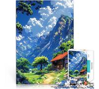 Puzzle da 2000 pezzi per adulti Natura Paesaggio Antistress Vacanza in patria Uccidere il tempo Lista dei desideri con Babbo Natale 70x100cm