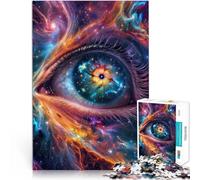 Puzzle da 2000 pezzi per adulti Occhio Cosmico Fatto di cartone per età pari o superiore a 14 anni Vacanza a casa: uccidere il tempo Idee regalo misurare：70x100cm