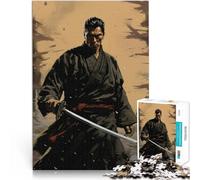 Puzzle da 2000 pezzi per adulti Opera d'arte del guerriero samurai Rompicapo per Decorazione murale Regali unici per compleanno e Natale 70x100cm