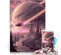 Puzzle da 2000 pezzi per adulti Orizzonti rosa Giocattolo educativo intellettuale decomprimente Collezione di artisti, Belle arti 70x100cm