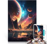 Puzzle da 2000 pezzi per adulti Paesaggio dell'alba del cosmo Allena il tuo cervello e le tue mani Migliorare l'amore tra le coppie 70x100cm