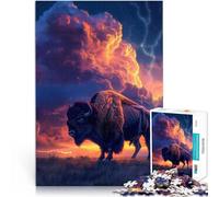 Puzzle da 2000 pezzi per adulti Paesaggio delle mucche delle Highlands Fatto di cartone per età pari o superiore a 14 anni Analisi e logica Regali di compleanno misurare：70x100cm