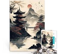 Puzzle da 2000 pezzi per adulti Paesaggio giapponese 8 Giocattoli educativi per l'apprendimento Giochi per famiglie Idee regalo 70x100cm