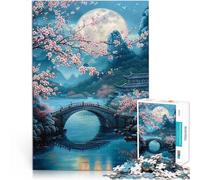 Puzzle da 2000 pezzi per adulti paesaggio giapponese Fatto di cartone Adatto a partire dai 14 anni Decorazione da parete con giocattoli Regali di compleanno e regali unici misurare:70x100cm